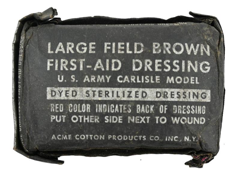 US WW2 Medical First Aid Field Brown Dressing