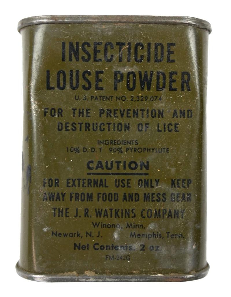 US WW2 Insect louse Powder