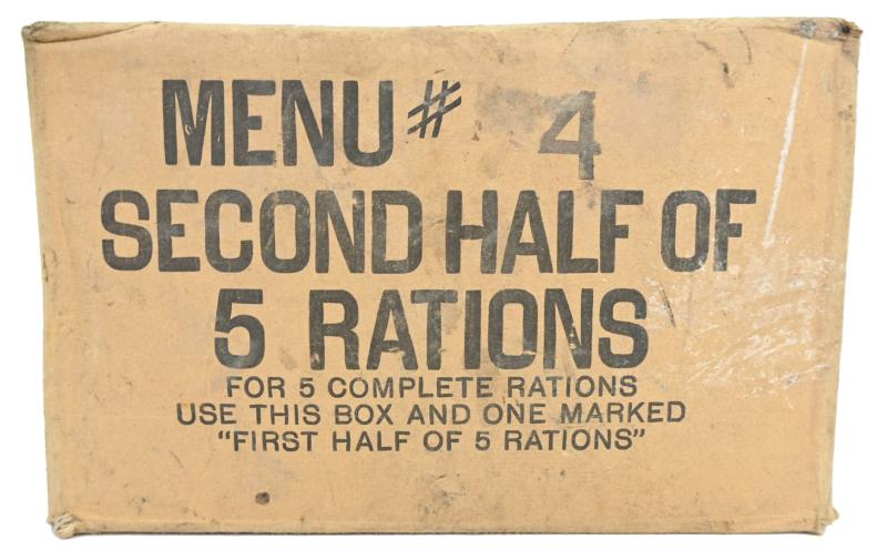 US WW2 Ten-in-One Ration Box