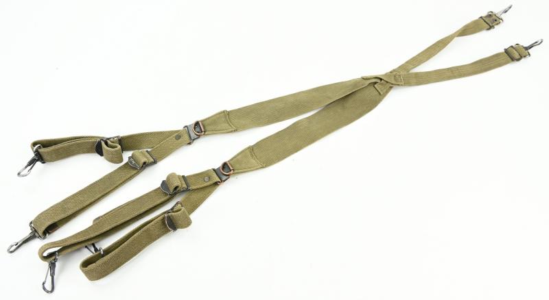 US WW2 M1945 SUSPENDERS OD7 GREEN