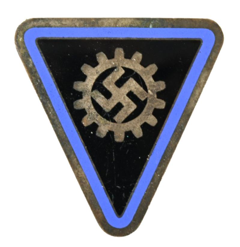 German DAF Female Labour Party Leader Badge 'Orts Level'