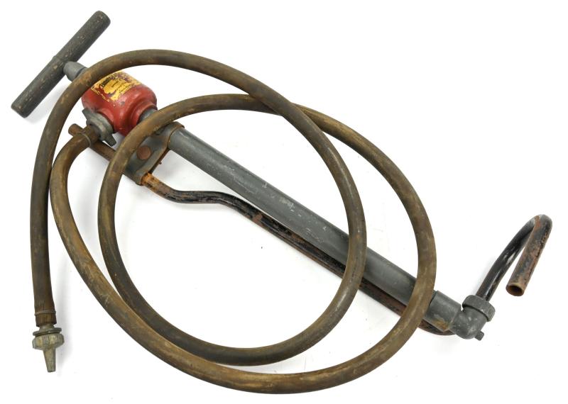 German Luftschutz Fire Fighters Handpump