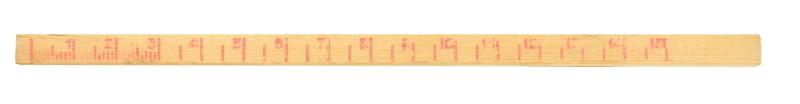 German WH Mapcase Measurement Stick