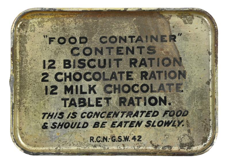 Canadian WW2 Food Container Ration