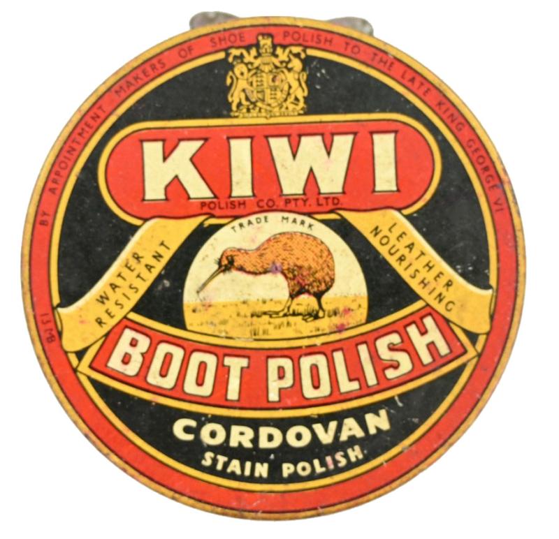 British WW2 Boot Polish Tin Can