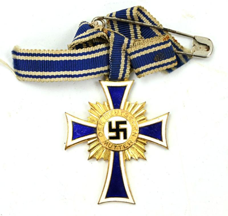 German Mother's Cross in Gold