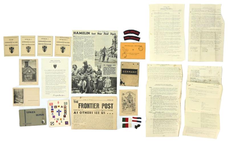 British WW2 Royal Artillery Grouping