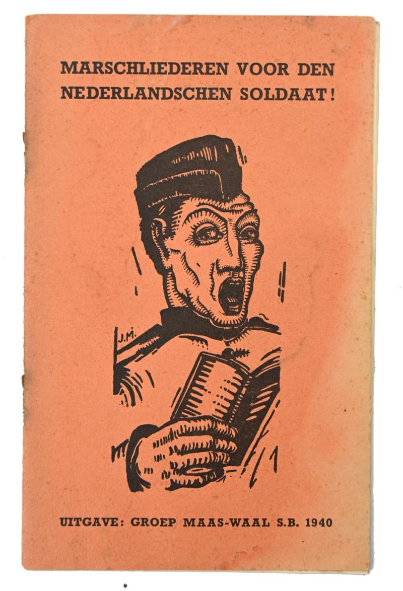 Dutch Soldier Songbook 'Maas & Waal Groep' 1940