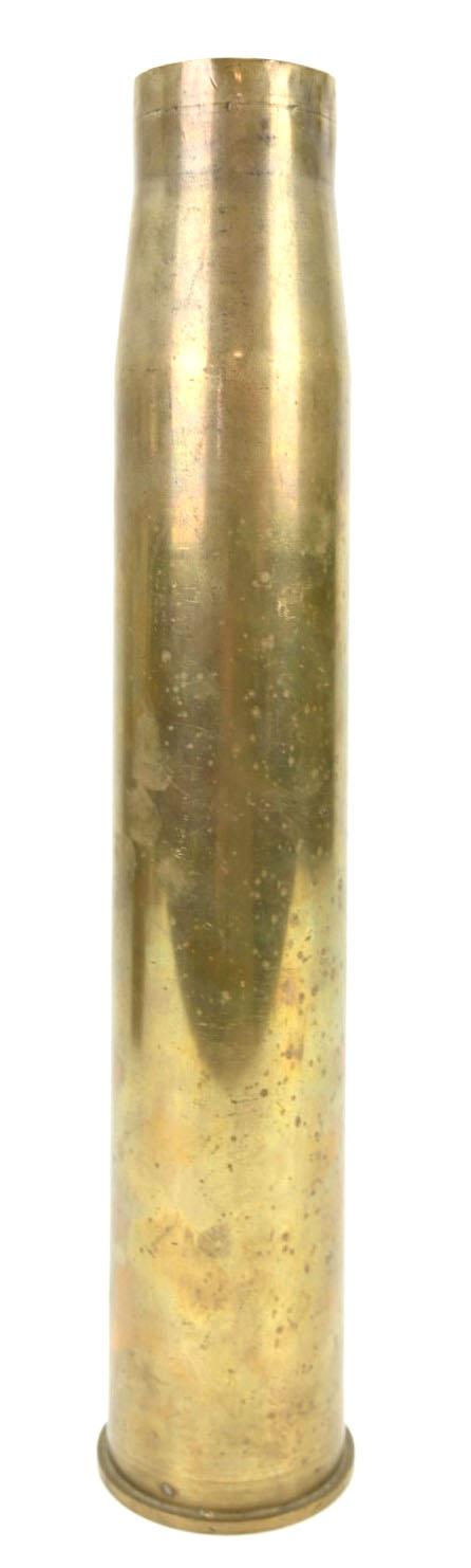 British WW2 6 Pounder Brass Shell