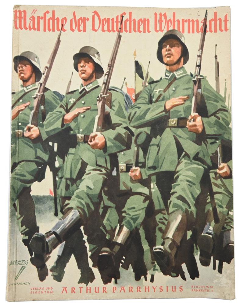 German WH Songbook 'Marsche der Deutschen Wehrmacht'