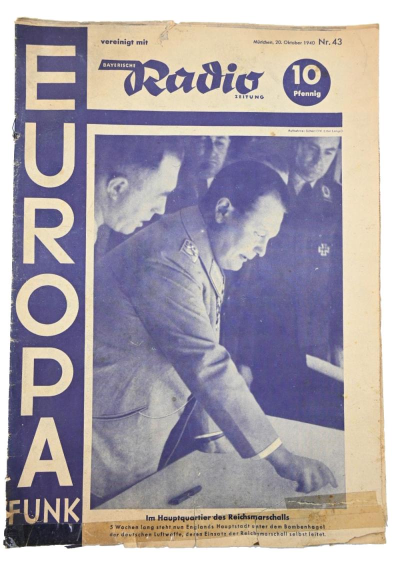German Third Reich Magazine 'Radio Europa'