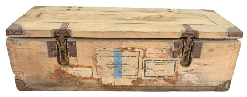 German WH 2cm Brandsprenggranat-Patronen Ammo Box