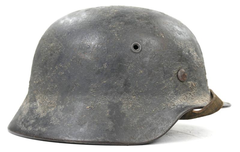 German WH M40 ND Camo Helmet