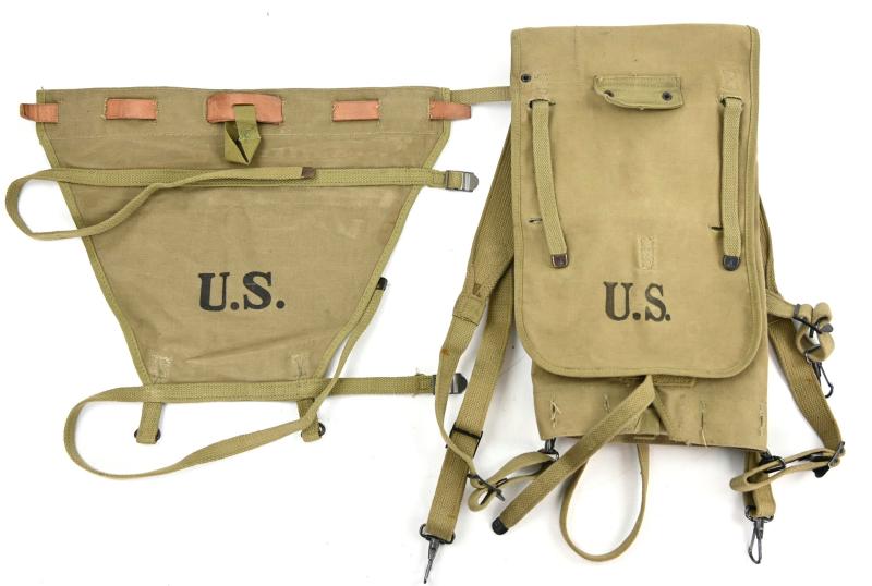 US WW2 M-1928 Haversack with Pack Carrier