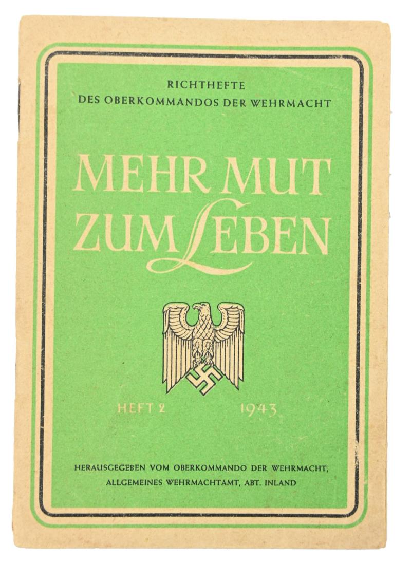 German WH Regulations pocket Book 'Mehr Mut zum Leben'