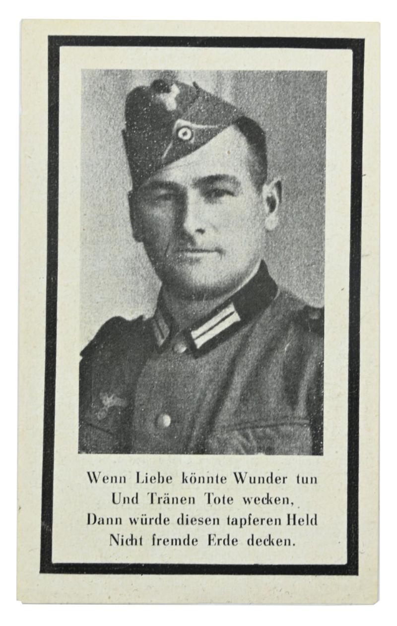 German WH Deathcard 'Michael Wiblishauser'