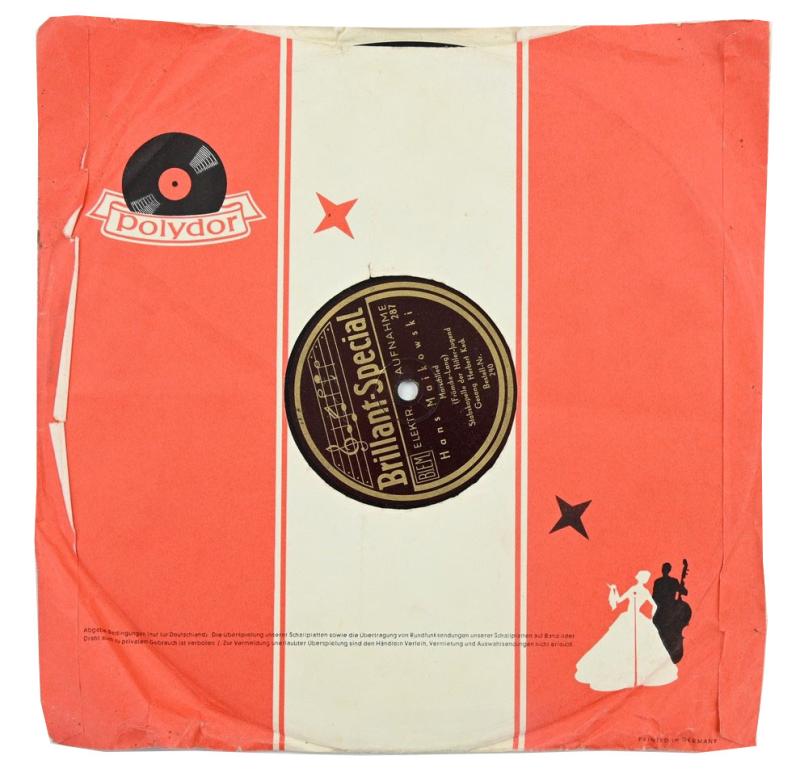 German Third Reich Era Music Record 'Hitler Youth'