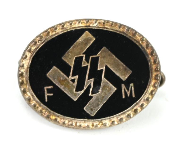 German SS FM Badge