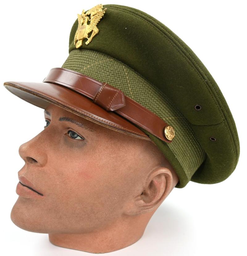 US WW2 Officer's Semi-Crusher Visor Cap
