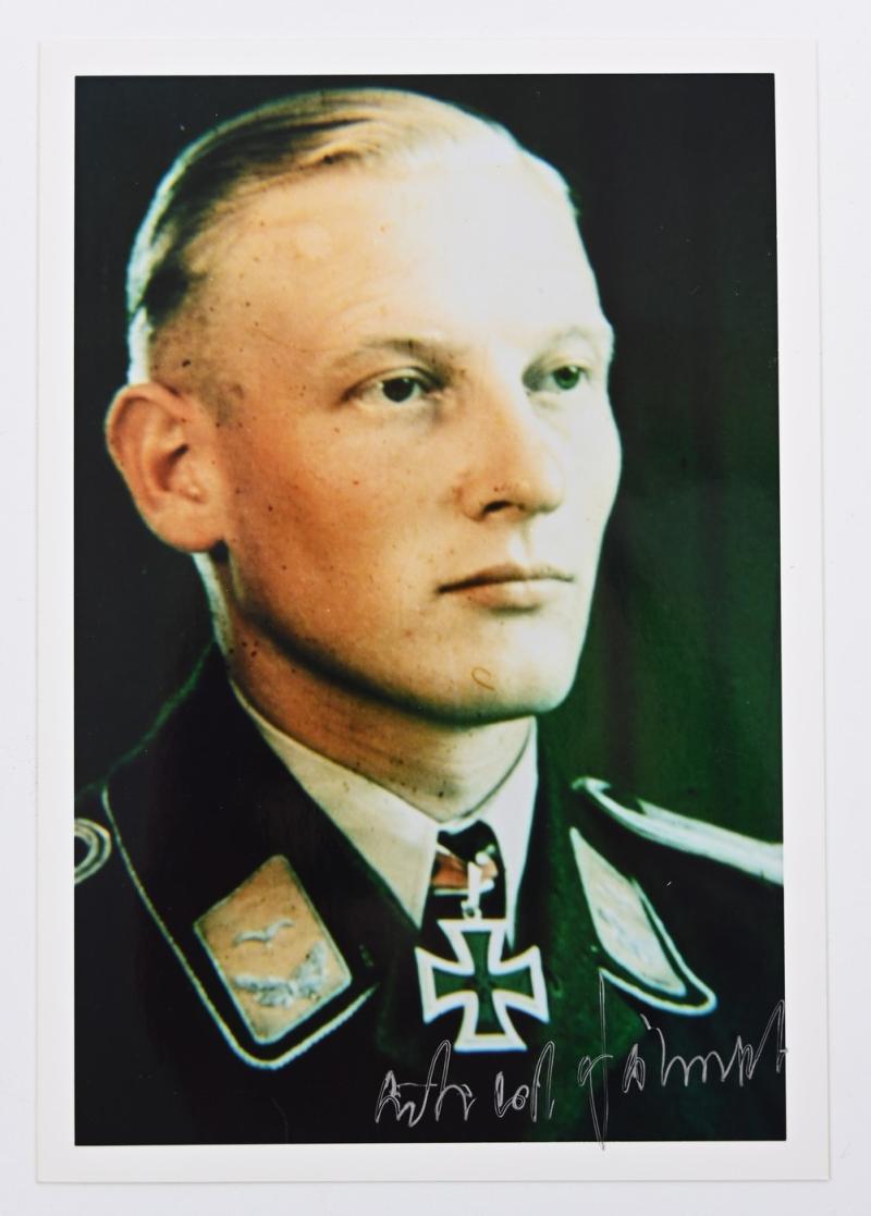Signature of Luftwaffe KC Recipient 'Erhard Jähnert'