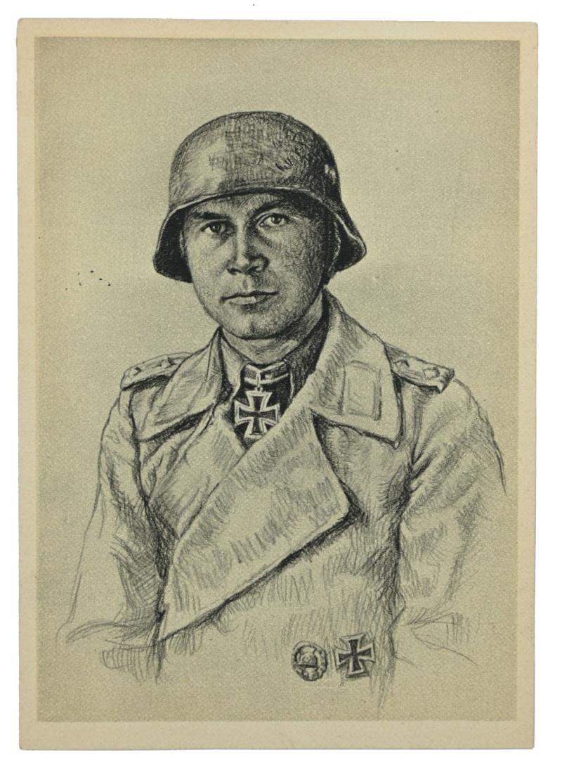 German WH Postcard Hauptmann 'Gottfried Geissler'
