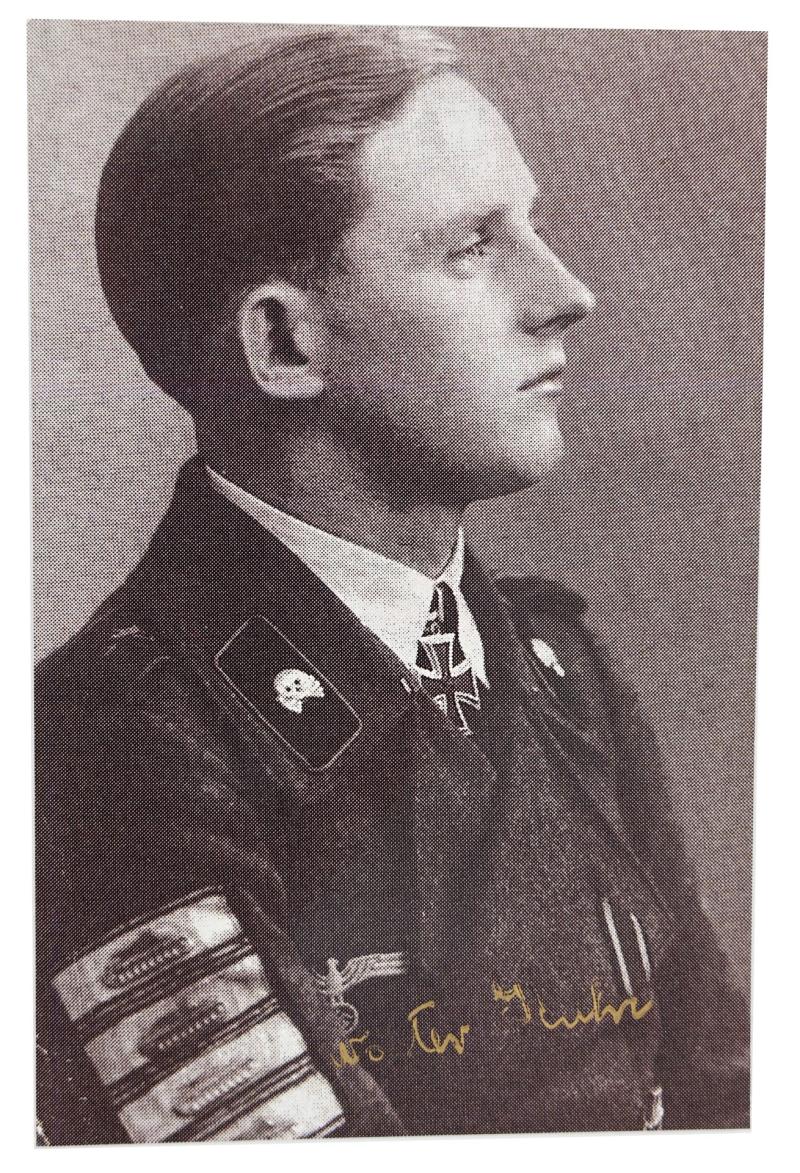 Signature of Wehrmacht Heer KC Recipient 'Walter Kuhn'