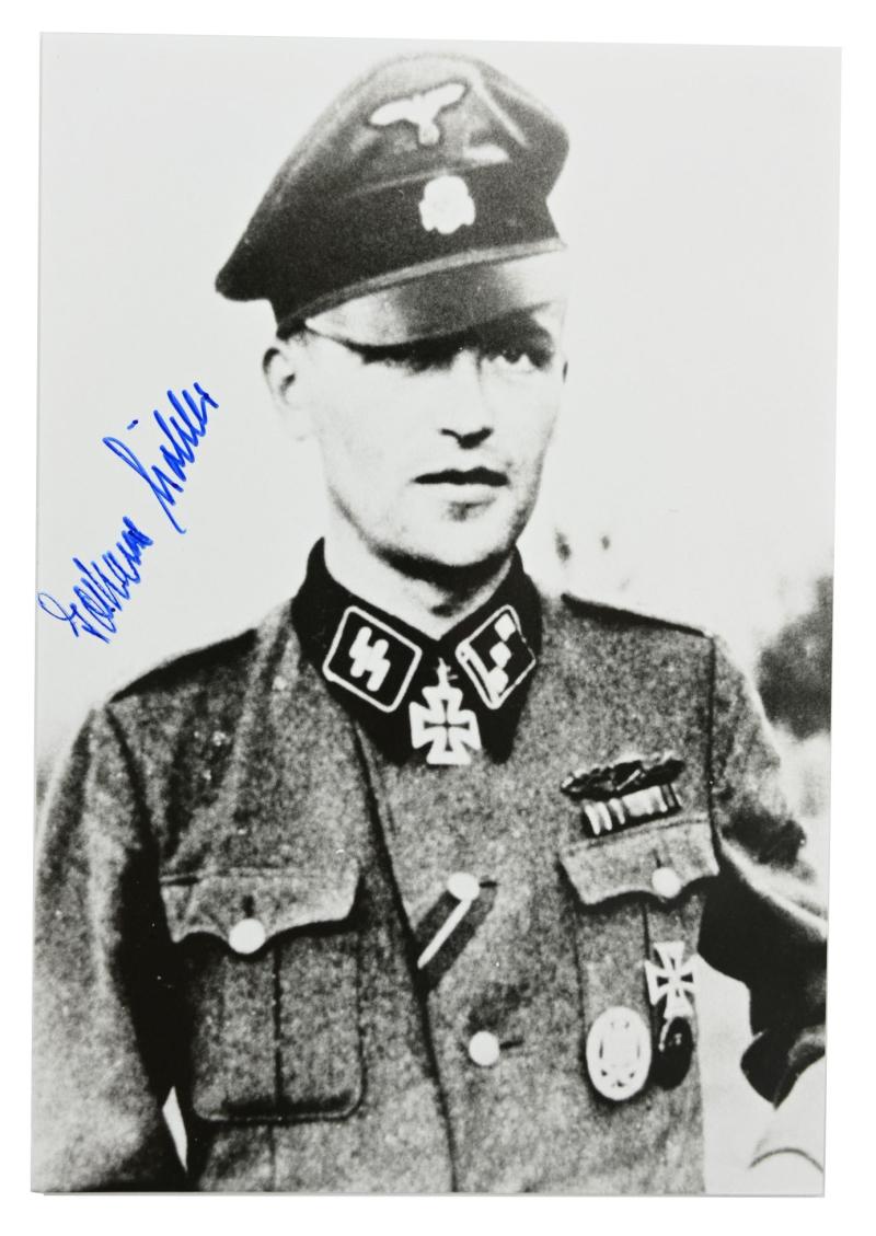 Signature of Waffen-SS KC Recipient 'Johannes Göhler'