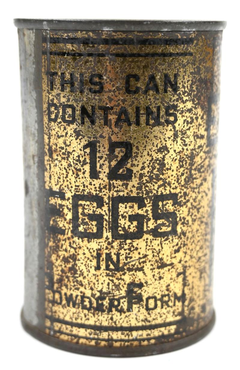 US WW2 Ration Can of 'Pure Dried Whole Eggs'