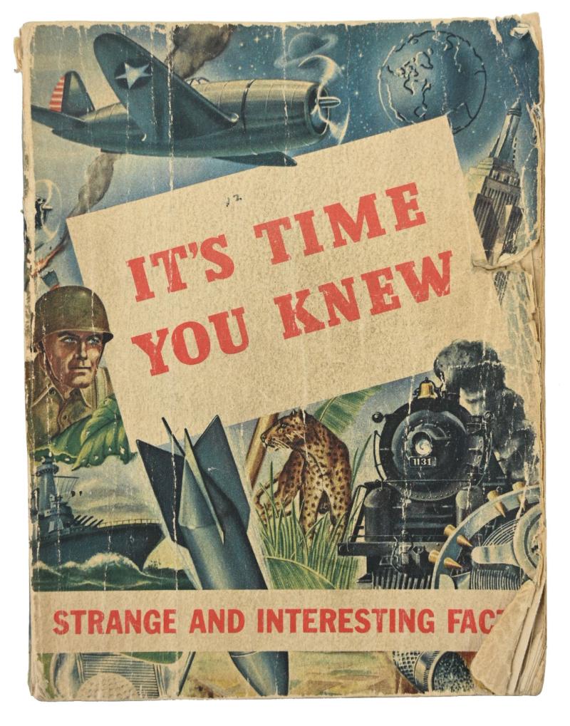 US WW2 Soldier's Reading Book 'It's Time You Knew'