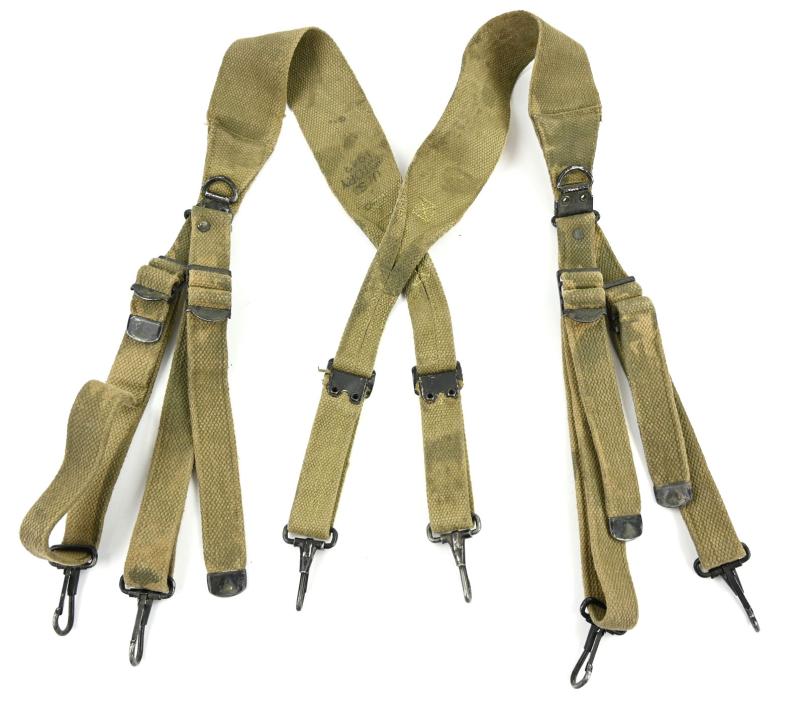 US WW2 M-1936 Suspenders Blanco