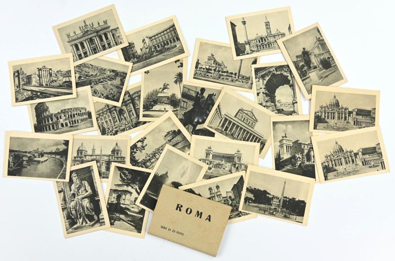 Italian WW2 Rome City Postcards Set