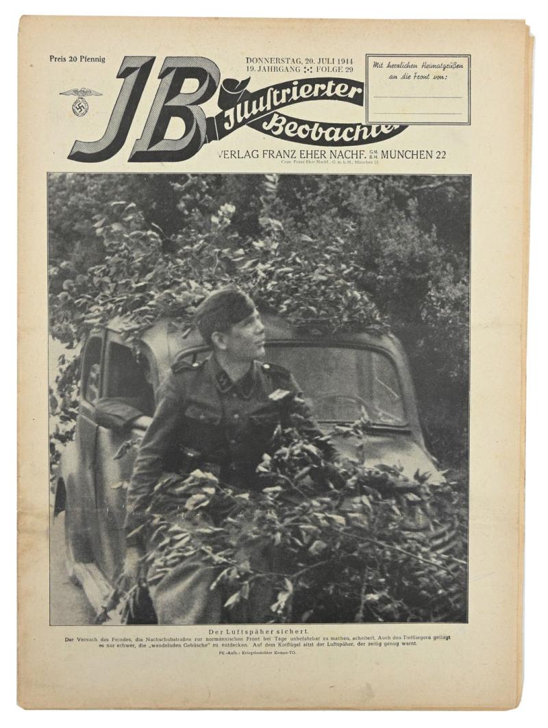 German Magazine “Illustrierter Beobachter 20 July 1944