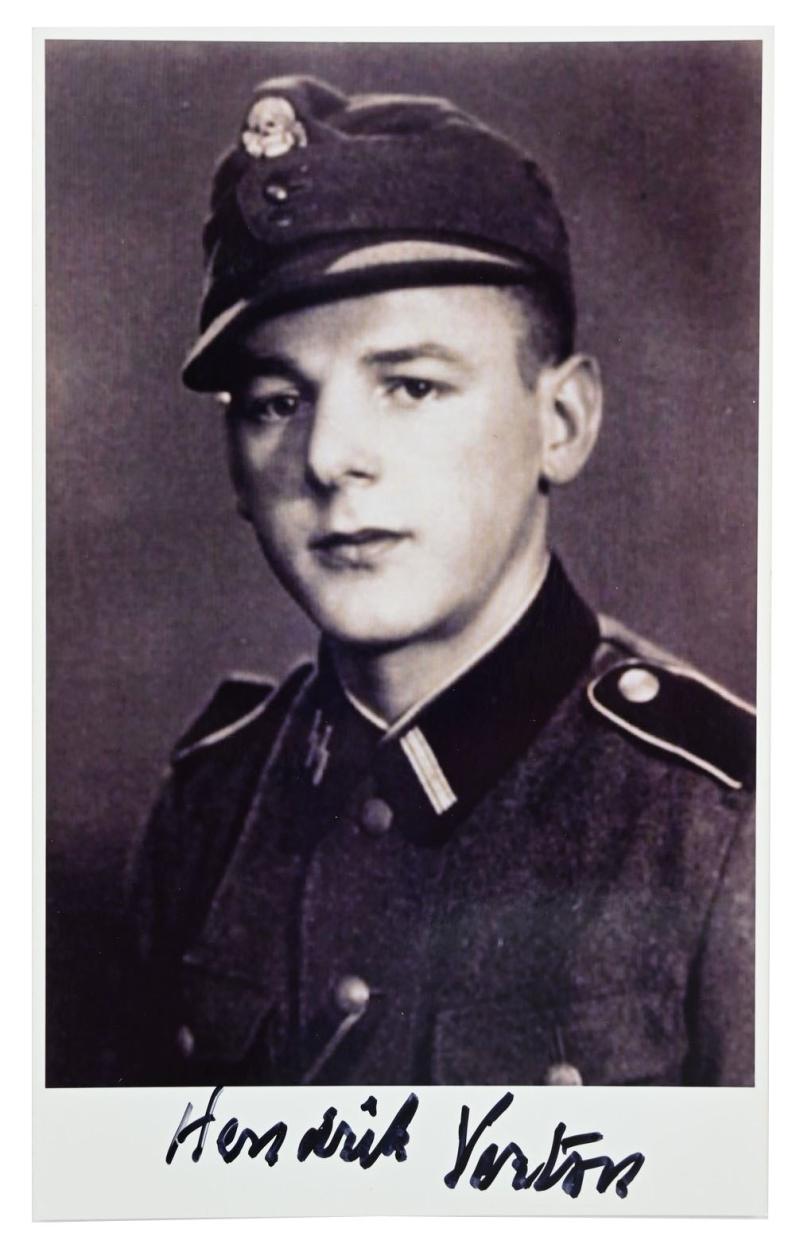 Signature of Dutch Waffen-SS 'Wiking' Member 'Hendrick C. Verton'