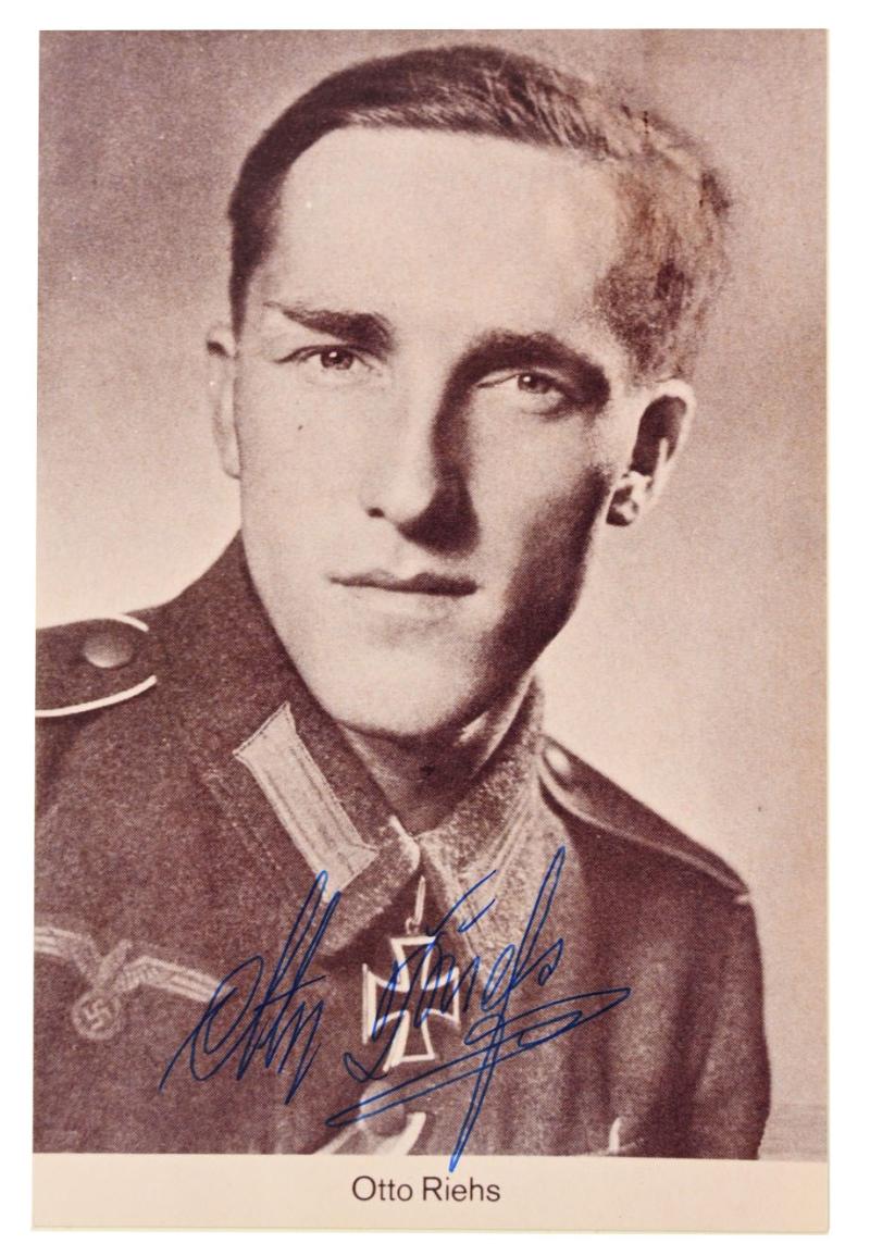 WorldWarCollectibles Signature Of Wehrmacht Heer KC Recipient Otto worldwarcollectibles-signature-of-wehrmacht-heer-kc-recipient-otto