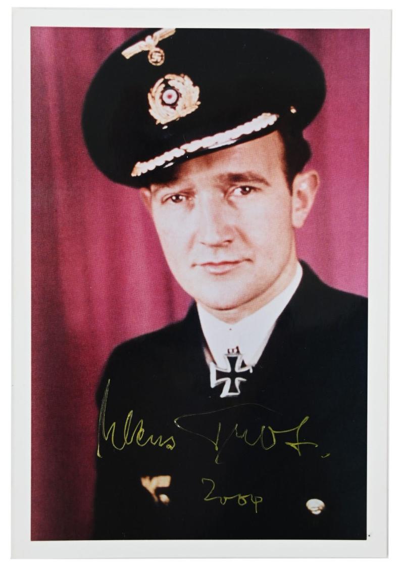 Signature of Kriegsmarine KC-Recipient 'Klaus Feldt'