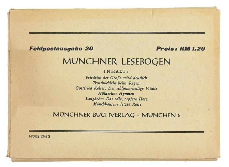 German WH Fieldpost Booklet Serie