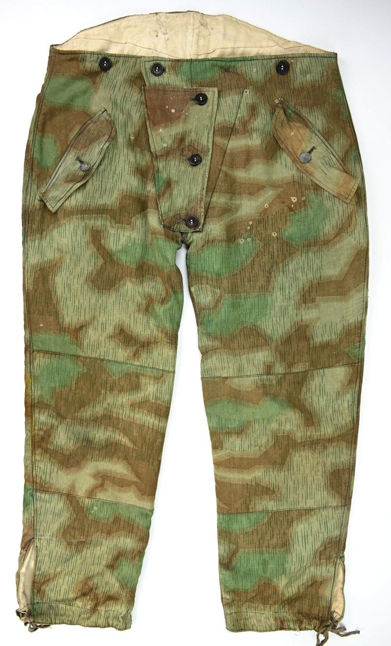 German WH Reversible 'Fluffy' Camouflage Winter Trousers