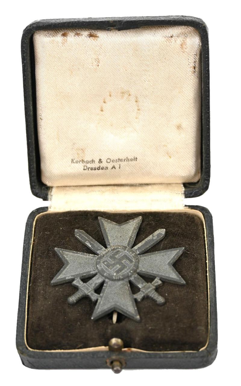 German Cased War Merit Cross 1st. Class with Swords