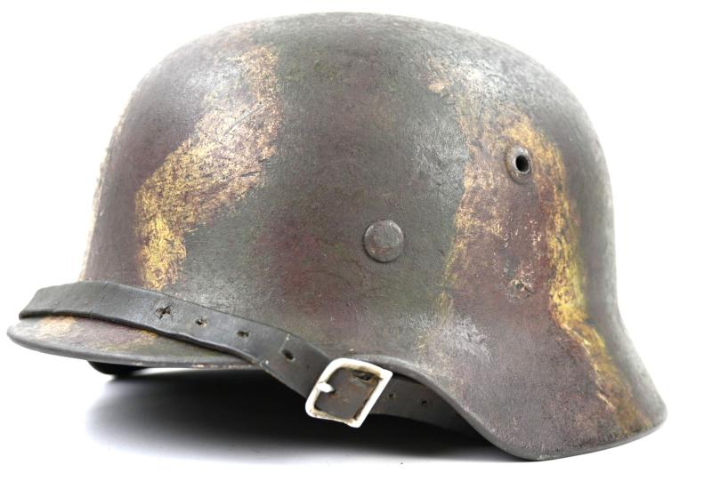 German WH M35 Camo Combat Helmet