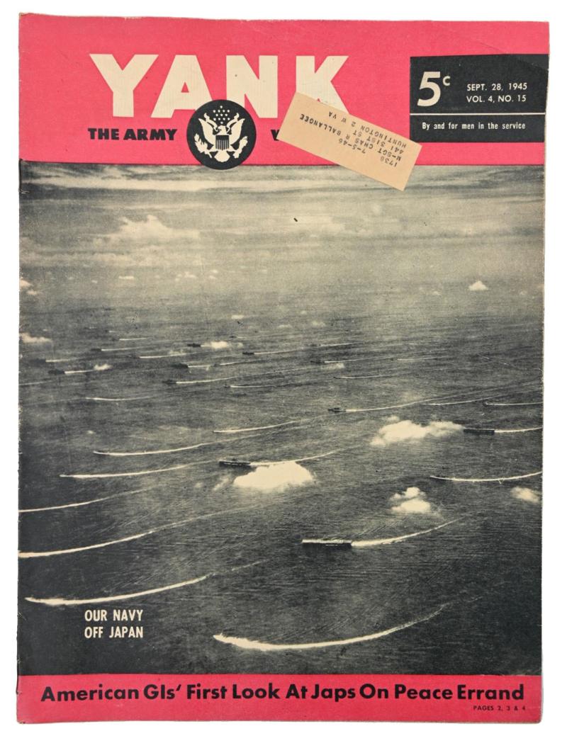 US WW2 Yank Magazine 28 September 1945