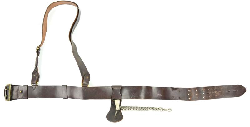 US WW2 Sam Brown Belt Set