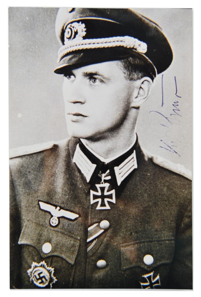 Signature of Wehrmacht Heer KC Recipient 'Konrad Zecherle'