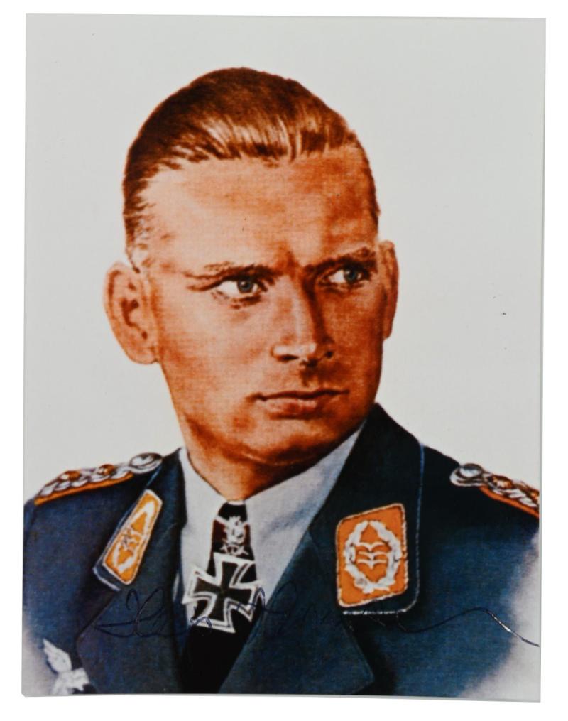 Signature of Luftwaffe KC-OLC&S Recipient 'Hajo Hermann'
