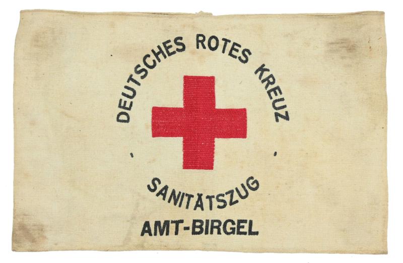 German DRK Armband 'Sanitätszug Amt-Birgel'
