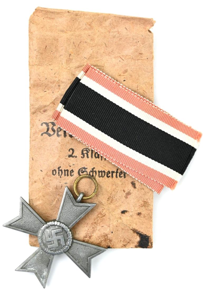 German War Merit Cross 2nd Class with Swords in Pouch