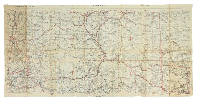 US WW2 France Roadmap Avignon