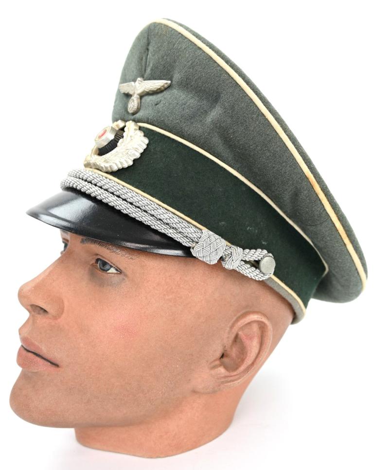 German WH Infantry Officer's Visor Cap
