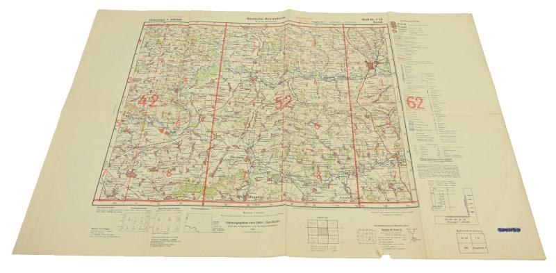 German WH Mapcard of Kursk Russia