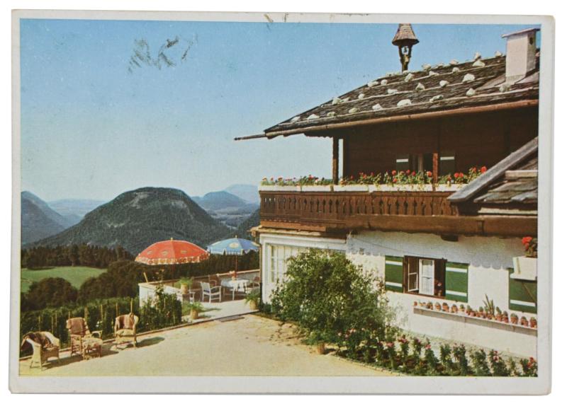 German Third Reich Era Postcard 'Der Berghof'