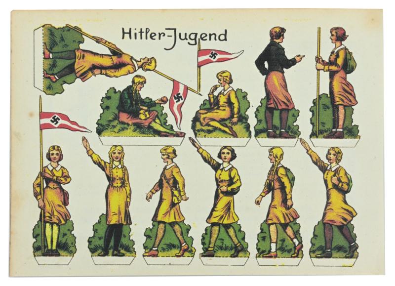 German Third Reich Era Hitler-Youth Toy Figures